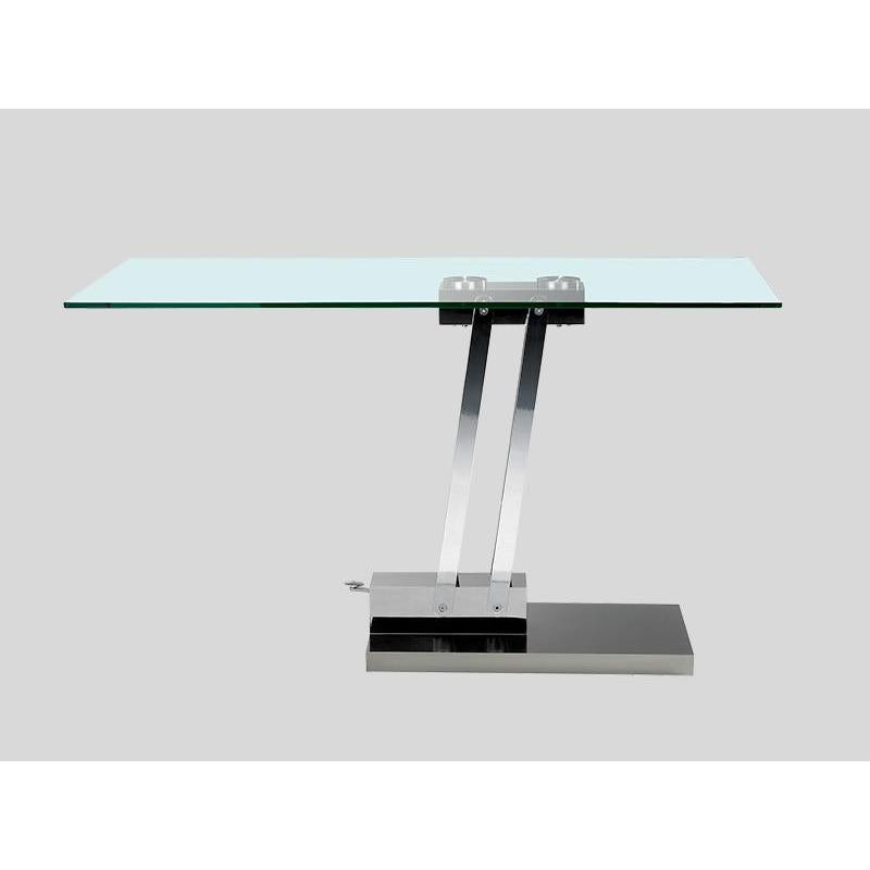 Dining Table W/Clear Glass Top. Picture 2