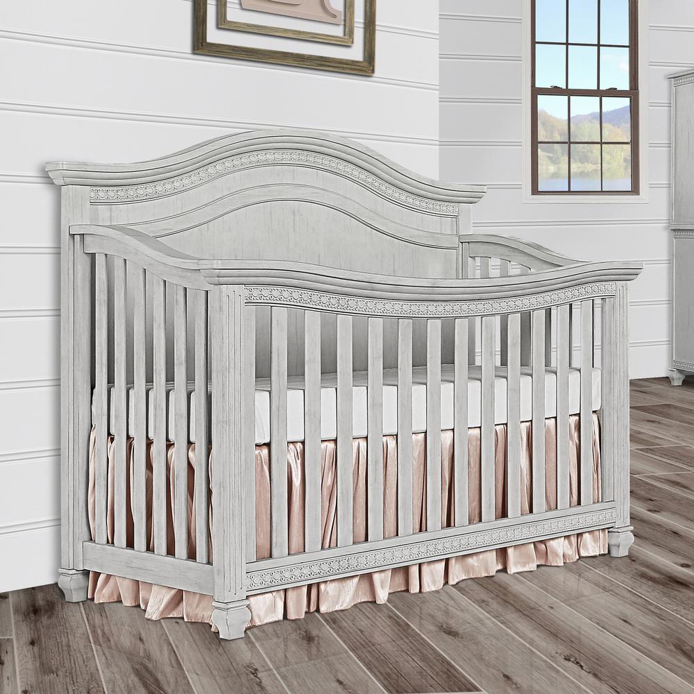 Madison 5 in 1  Curved Top Convertible Crib. Picture 9
