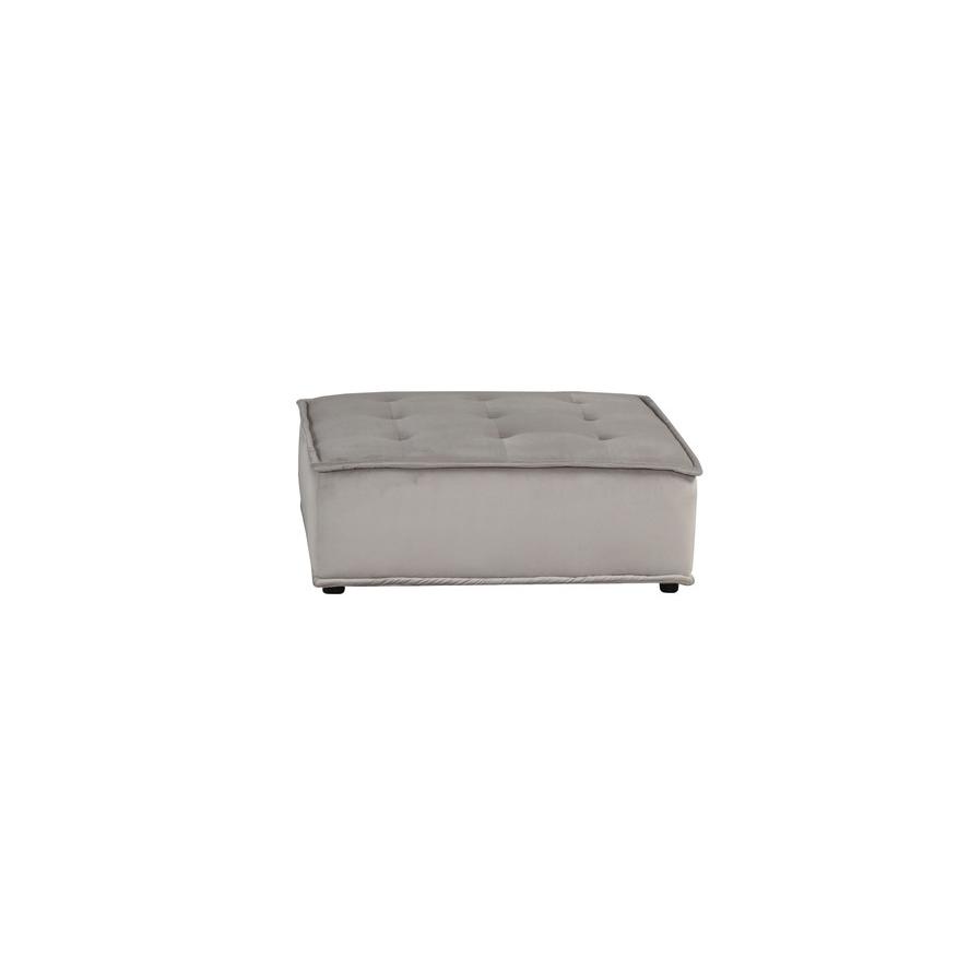 Anna Light Gray Velvet 6-Seater U-Shape Modular Sectional Sofa. Picture 5