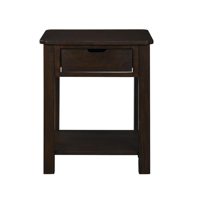 Flora 3 Piece Dark Brown MDF Lift Top Coffee and End Table Set. Picture 9