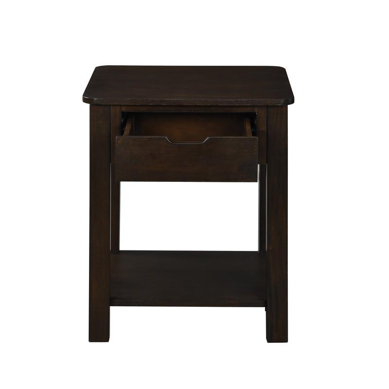 Flora 3 Piece Dark Brown MDF Lift Top Coffee and End Table Set. Picture 11