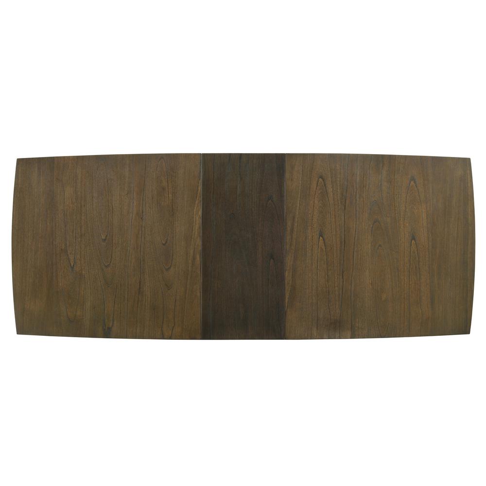 Bistro Vintage Walnut 72" Wide Contemporary Rectangle Dining Table with 16" Wide Extension Leaf. Picture 1