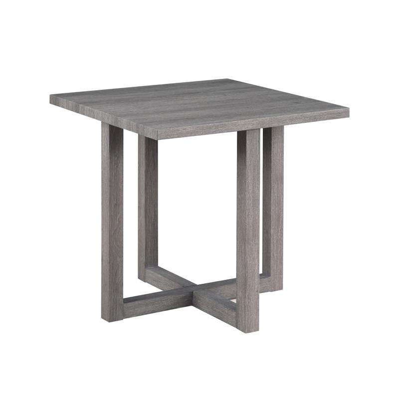 Moseberg Distressed Gray End Table. Picture 1