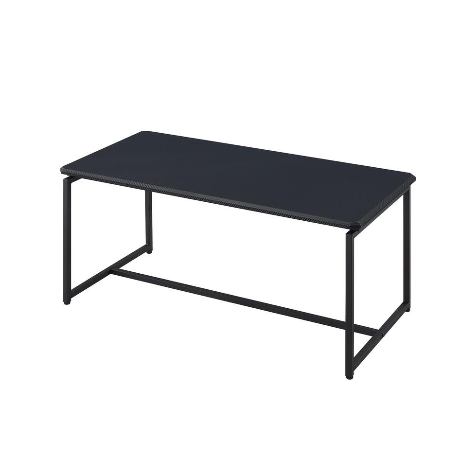 GT 3 Piece Black Carbon Fiber Wrap Coffee Table and End Table Set. Picture 2