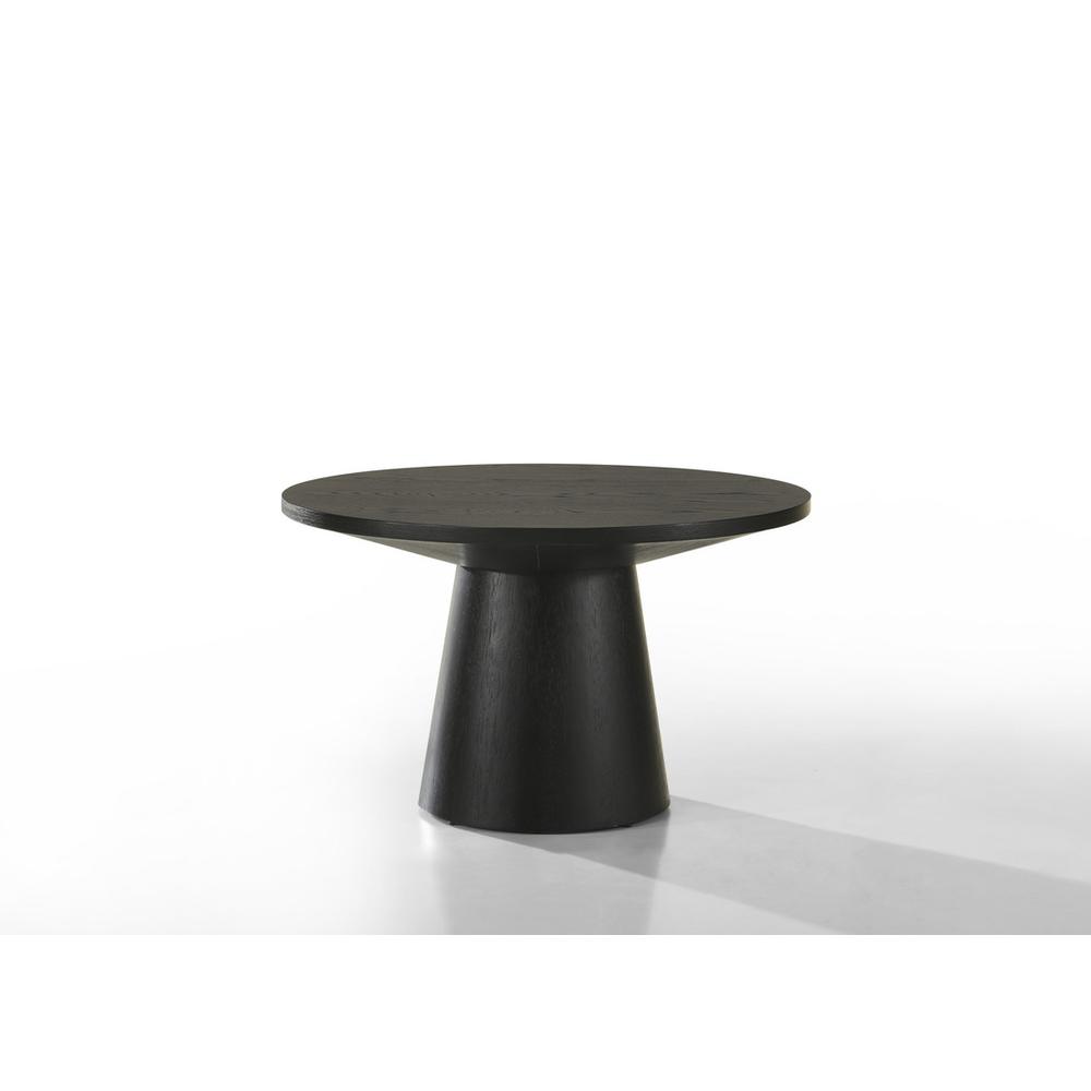 Jasper Ebony Black 29" Round Coffee Table. Picture 1