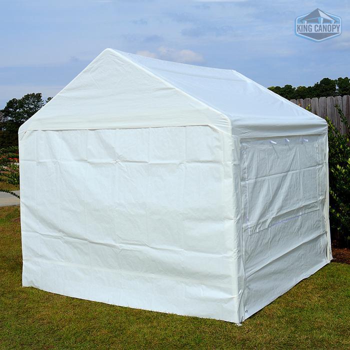 King Canopy Booth-in-a-Bag 10-Feet by 10-Feet Canopy, 4-Leg,  White, BIAB10-WH. Picture 4