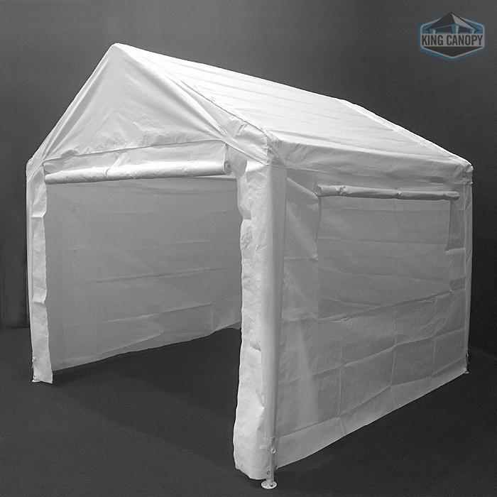 King Canopy Booth-in-a-Bag 10-Feet by 10-Feet Canopy, 4-Leg,  White, BIAB10-WH. Picture 5