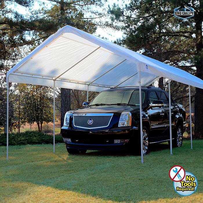 King Canopy Universal Canopy 10-Feet by 27-Feet, 1 3/8-Inch Steel Frame, 10 Leg. Picture 3