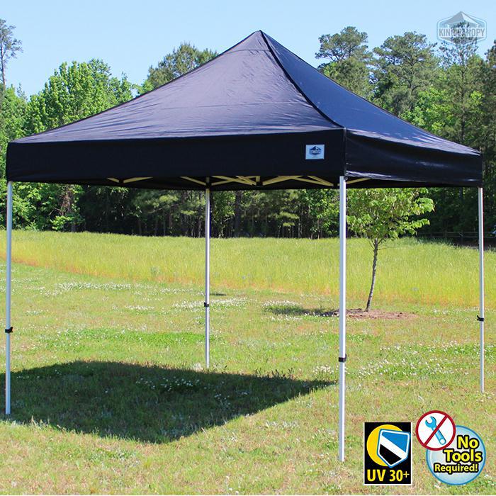 King Canopy Festival 10-Feet by 10-Feet Instant Pop up Canopy 1-Inch Steel Frame. Picture 2