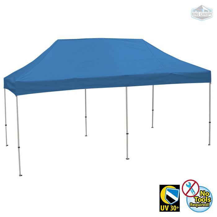 King Canopy Festival 10-Feet by 20-Feet Instant Pop up Canopy 1-Inch Steel Frame. Picture 1