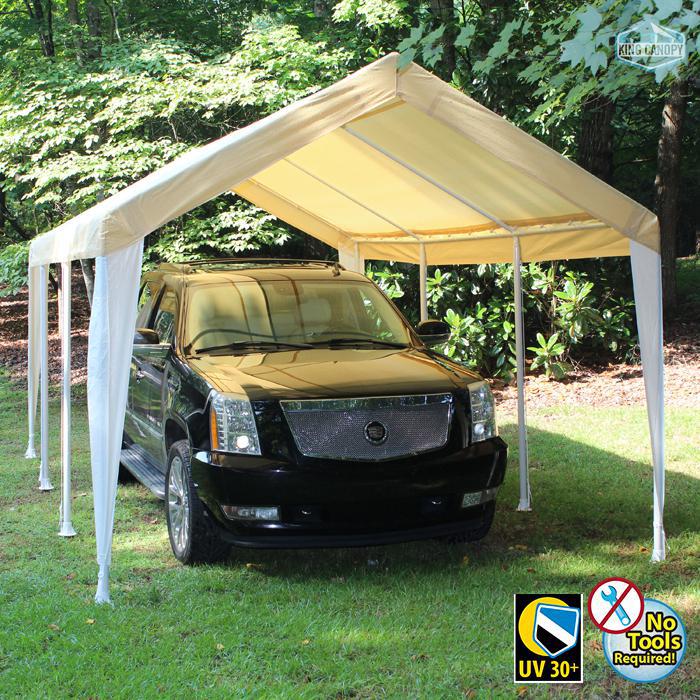 King Canopy Hercules with Enclosure Kit 10-Feet by 20-Feet, 2-Inch Steel Frame. Picture 3