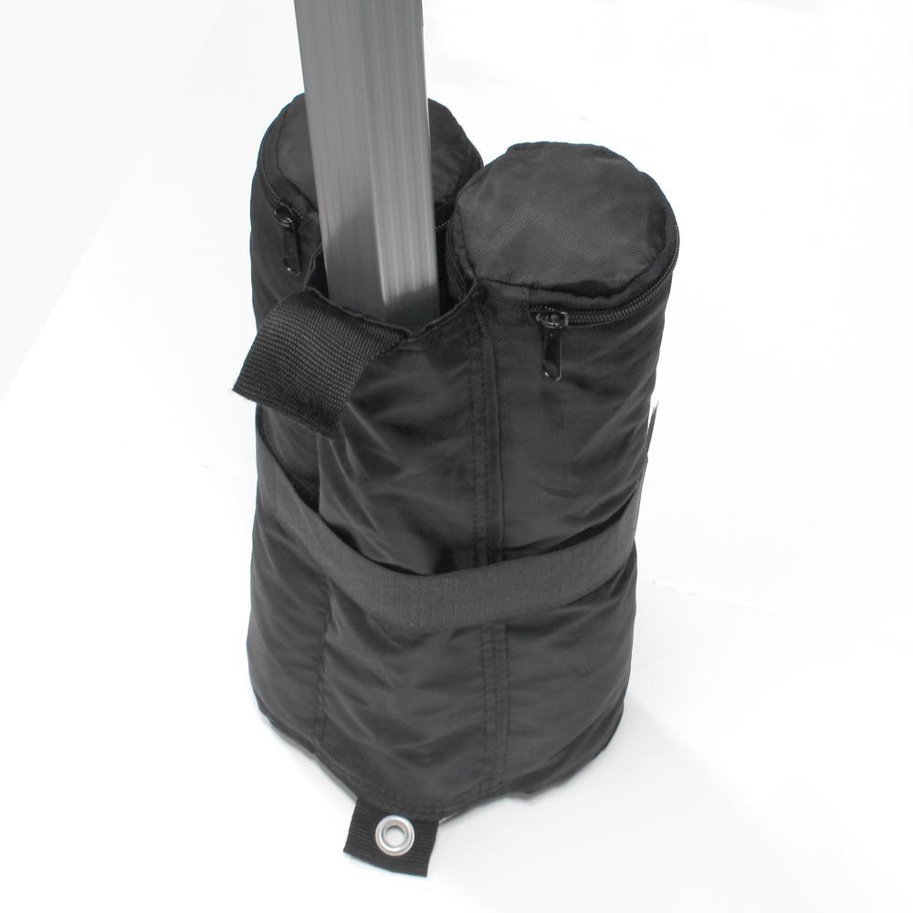 King Canopy Black Weight Bags for Instant Pop Up's, 4 Pack, INAWB400. Picture 2