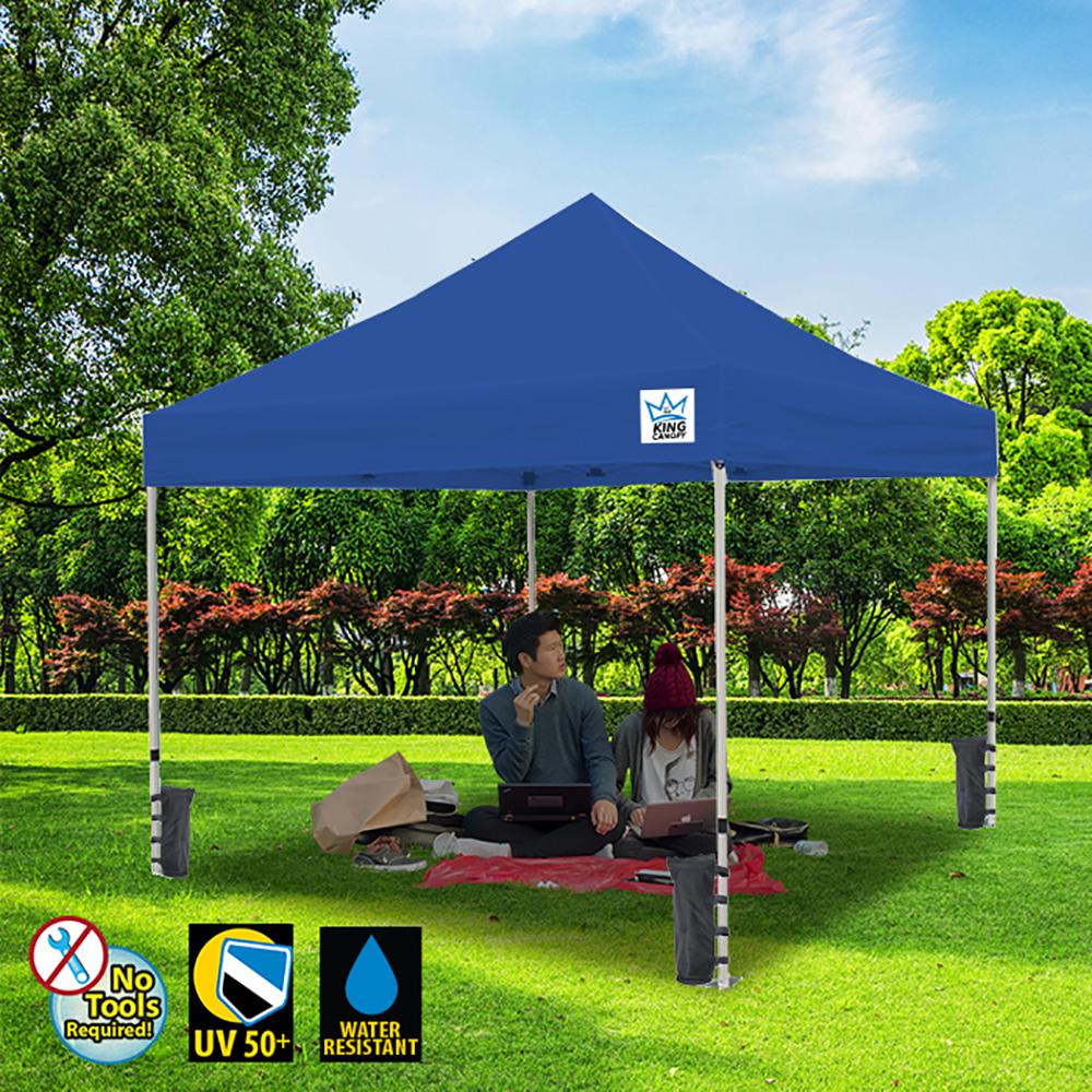 10-Feet Commerical Instant Pop up Canopy with Weight Bags, Guy Ropes and Stakes. Picture 6