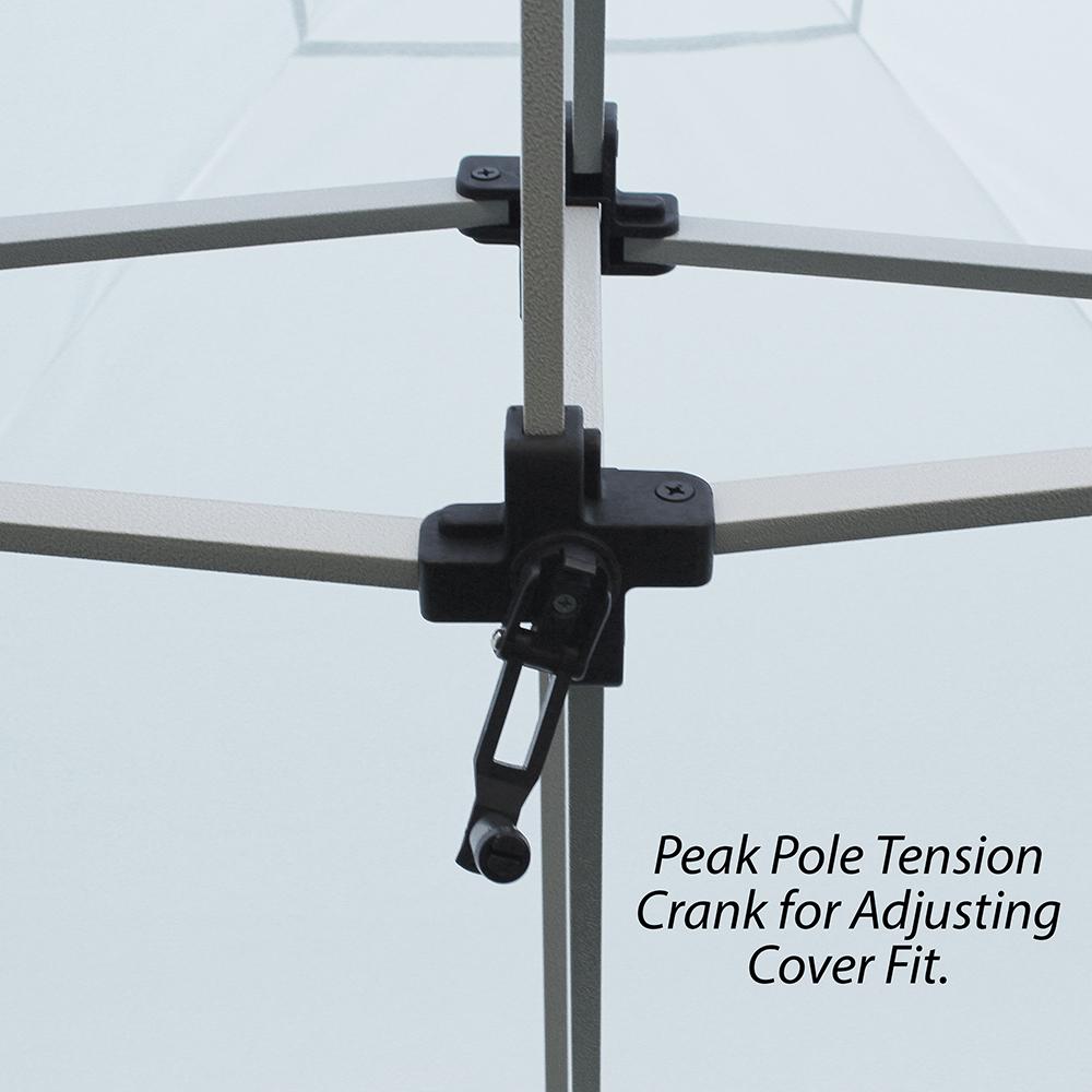 10-Feet Commerical Instant Pop up Canopy with Weight Bags, Guy Ropes and Stakes. Picture 3