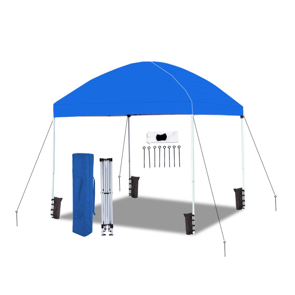 8-Feet by 8-Feet Instant Pop up Canopy with Weight Bags,Guy Ropes and Stakes. Picture 4