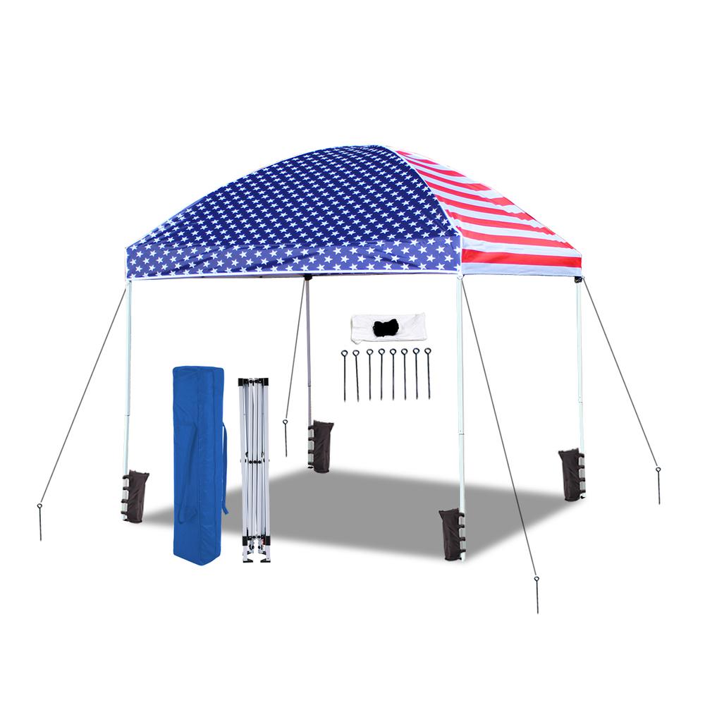 8-Feet by 8-Feet Instant Pop up Canopy with Weight Bags. Picture 1