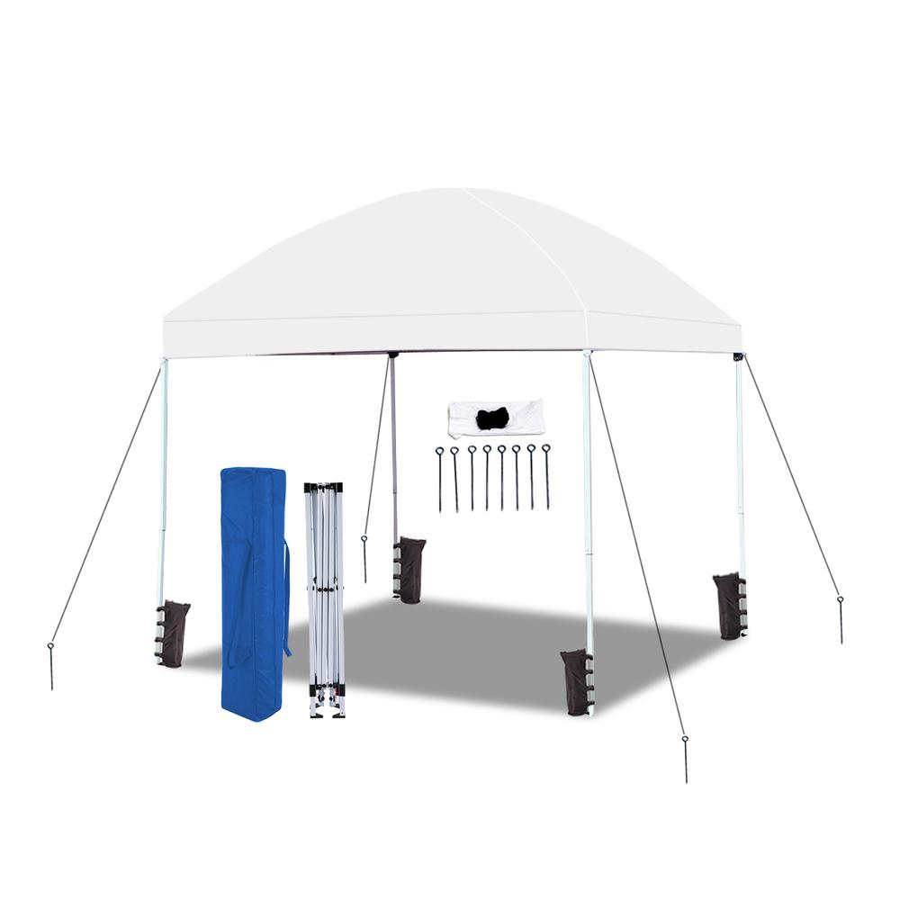 8-Feet by 8-Feet Instant Pop up Canopy with Weight Bags,Guy Ropes and Stakes. Picture 2