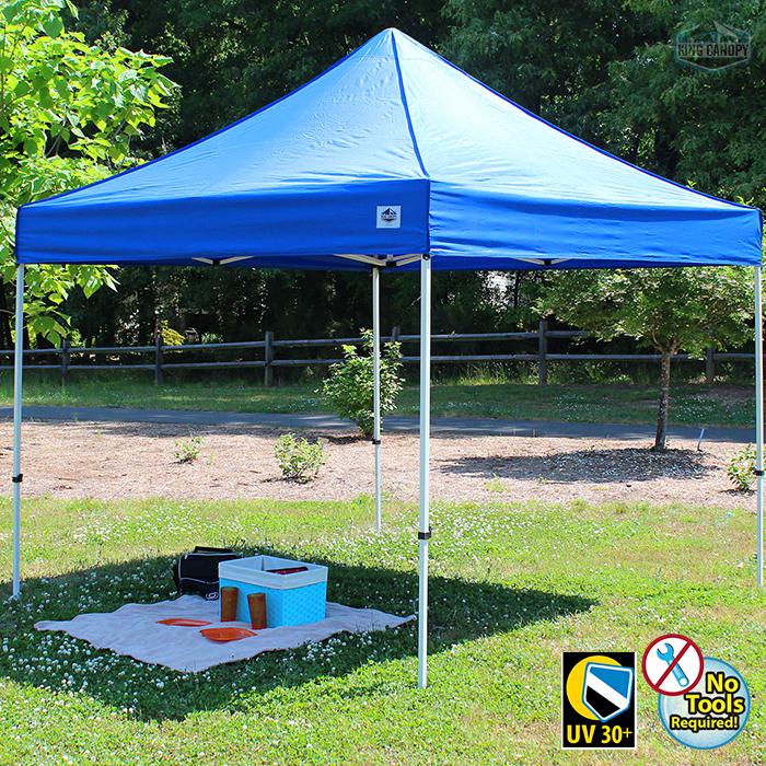 FESTIVAL 10X10 Instant Pop Up Tent w/ BLUE Cover. The main picture.