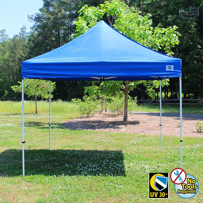 FESTIVAL 10X10 Instant Pop Up Tent w/ BLUE Cover. Picture 2