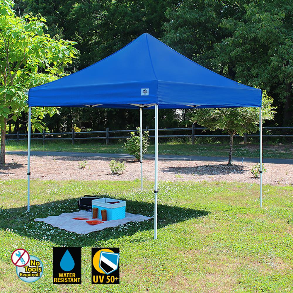 10-Feet Instant Pop up Canopy with Weight Bags, Guy Ropes and Stakes. Picture 8