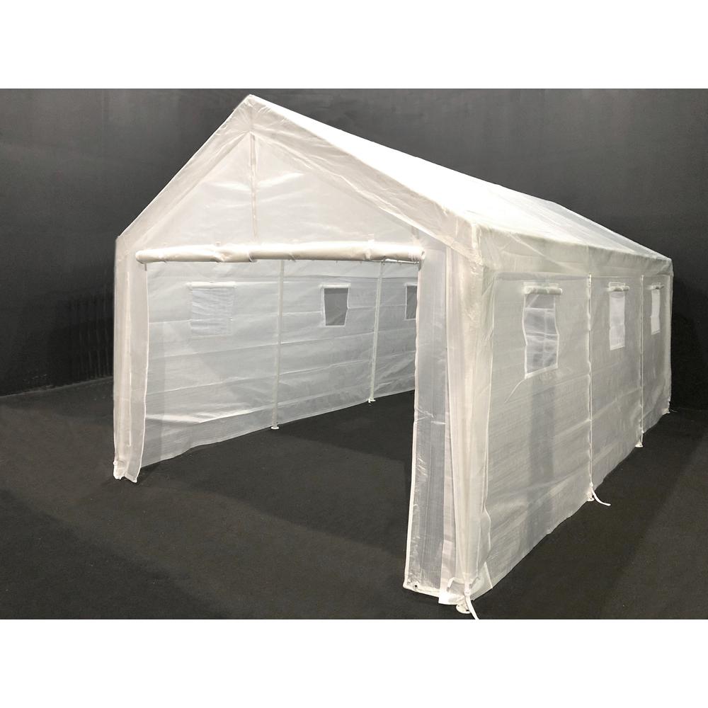 Hercules 10x20 Canopy W Greenhouse Cover