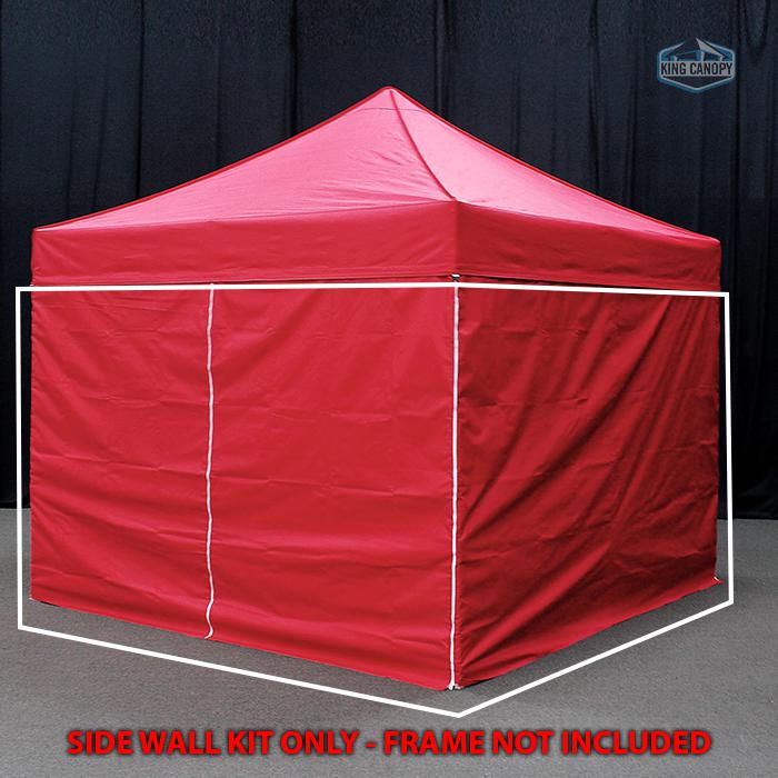 Universal Instant 10x15 - 4 Pack Side Walls Red. Picture 3