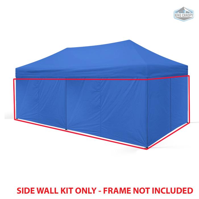 Universal Instant 10x20 - 6 Pack Side Walls Blue. Picture 1