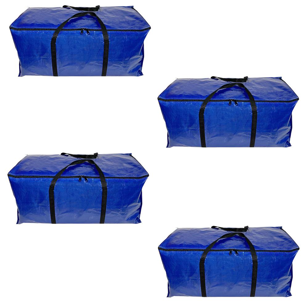 4 Pack Extra Large Moving Bags with Zippers & Carrying Handles. Picture 3