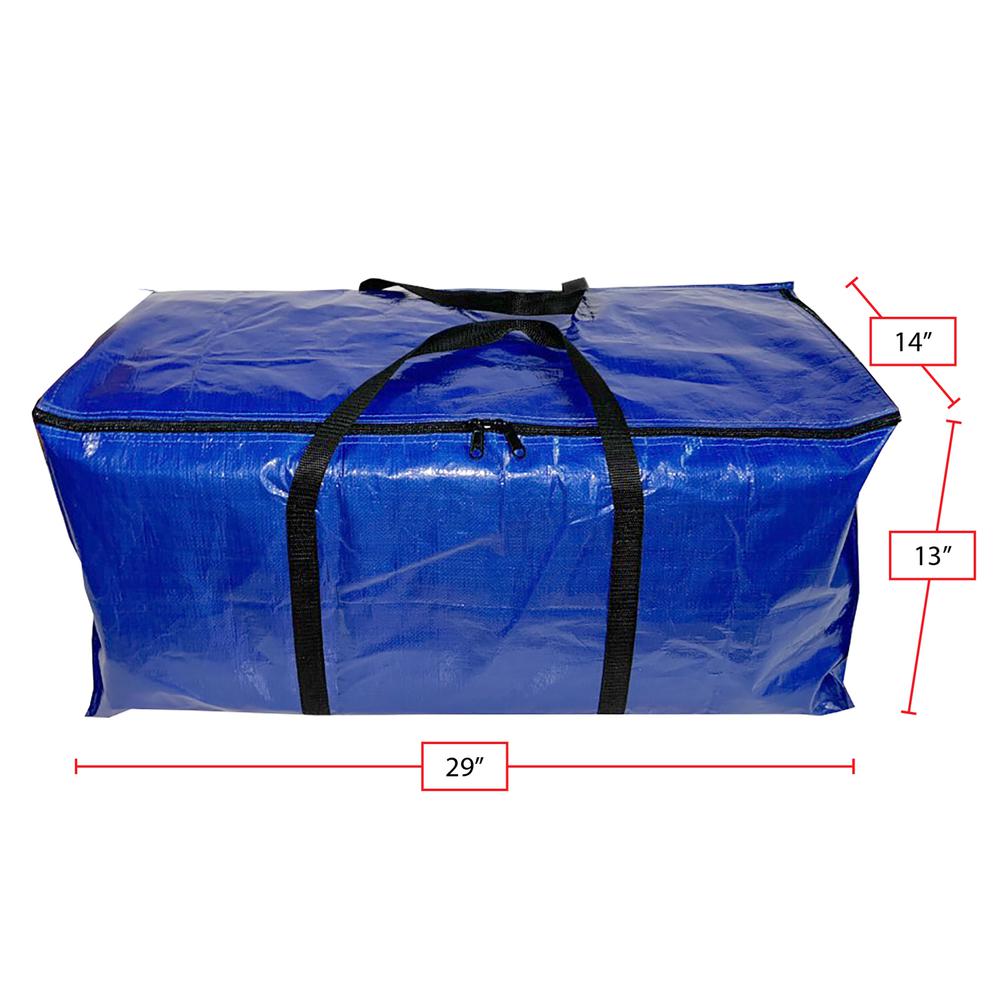 4 Pack Extra Large Moving Bags with Zippers & Carrying Handles. Picture 4