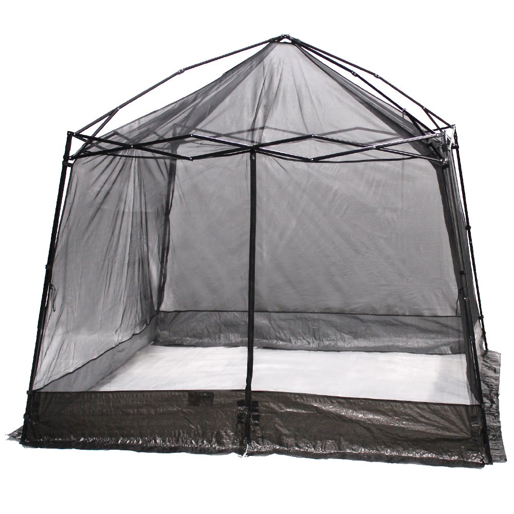 King Canopy 10x10 ft Mesh Netting Screen Room Attachement for Slant Leg Pop Up. Picture 4