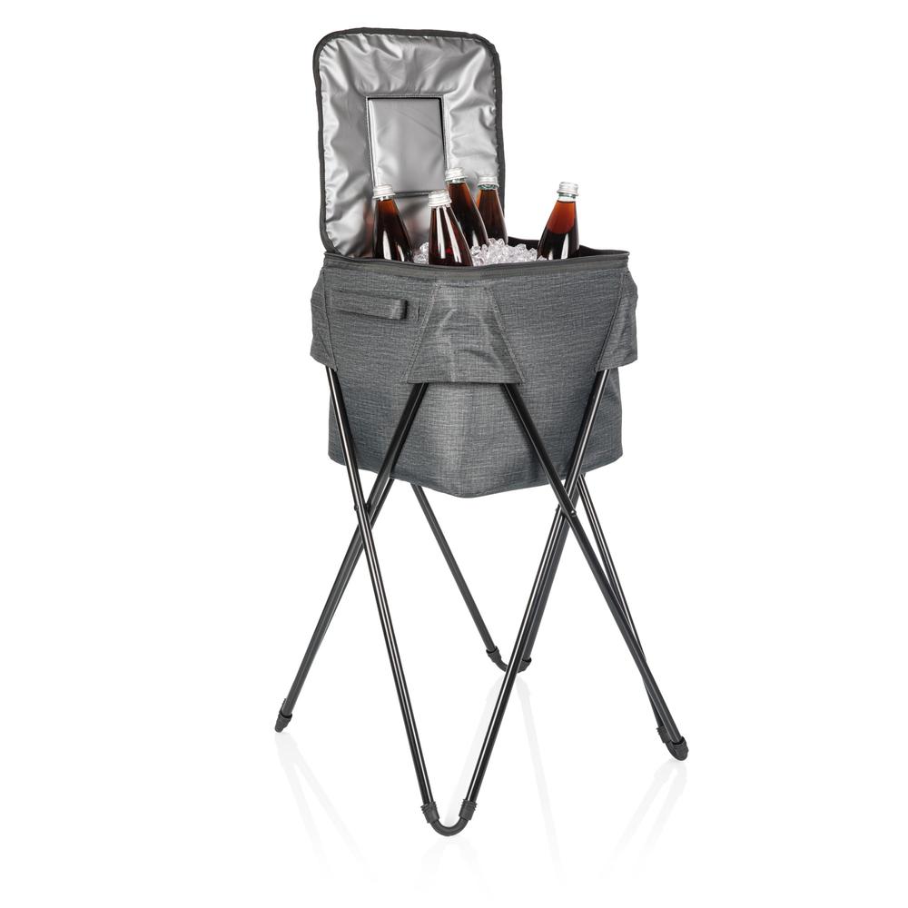 Camping Party Cooler with Stand, (Heathered Gray). Picture 2