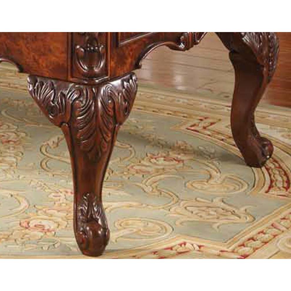 Best Master CDExecutive 72" Wood Office Desk With Hand Carved Designs in Cherry. Picture 5
