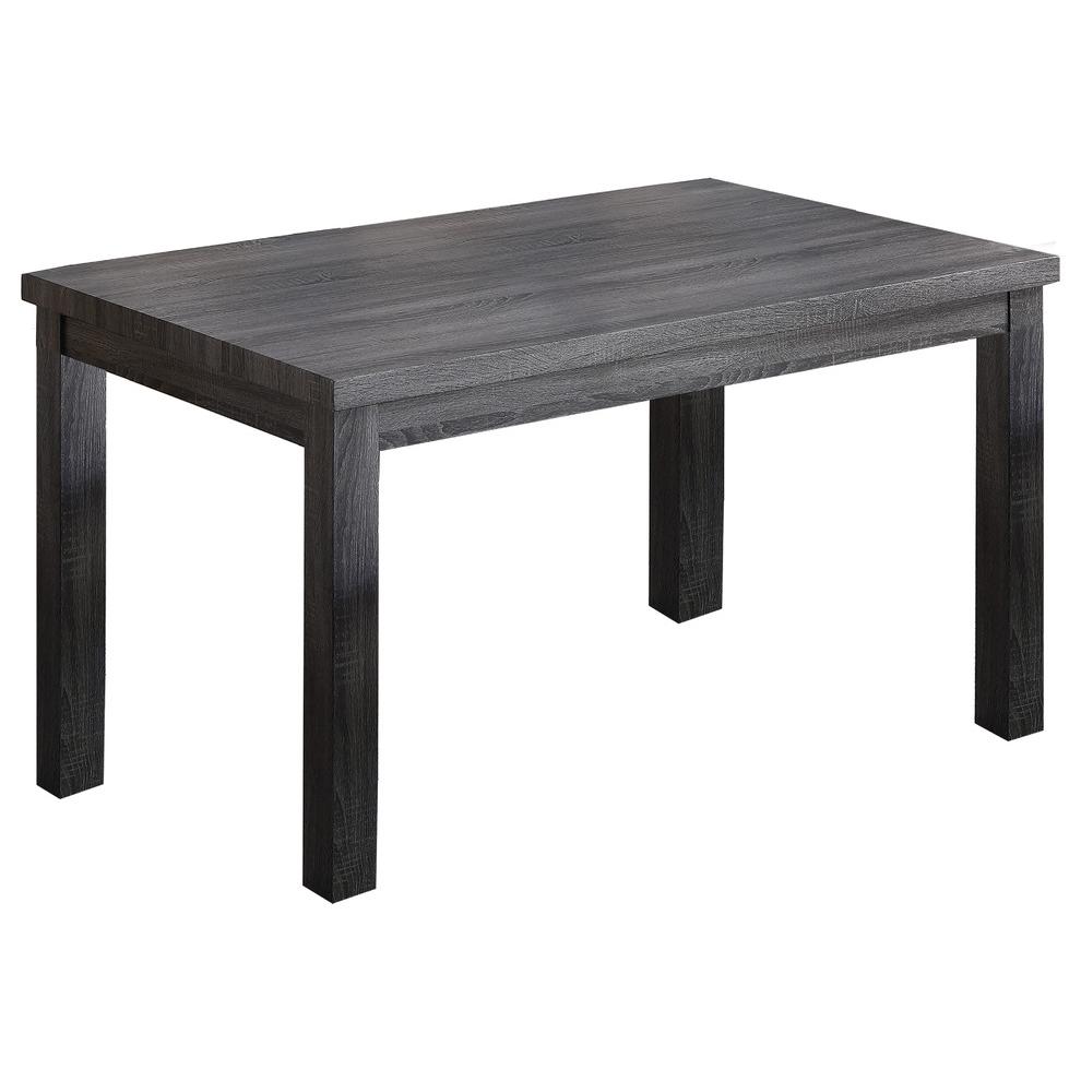 Best Master Solid Wood Rectangular Dining Table in Antique Gray. Picture 1