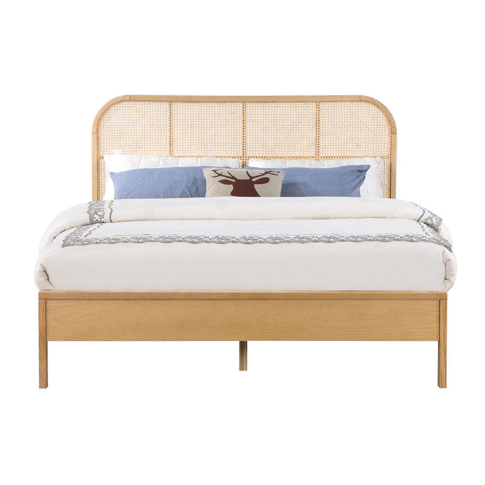Baee Rattan Natural California King Bed. Picture 5