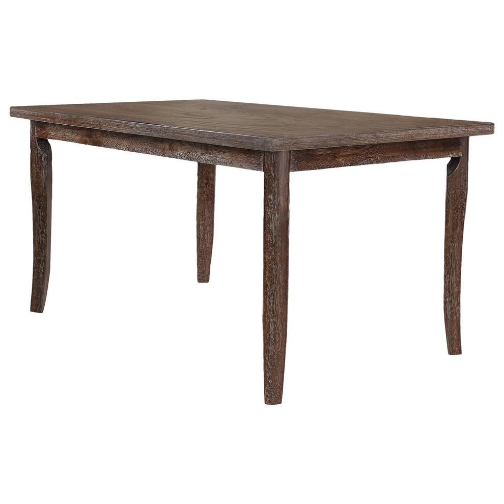 Best Master Transitional Solid Wood Dining Table in Antique Natural Oak. Picture 1