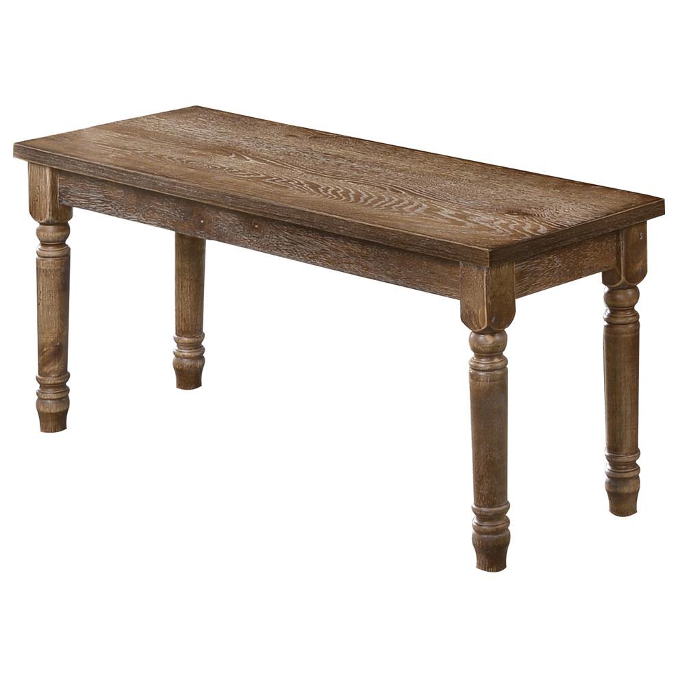 Best Master Luxembourg Solid Wood Dining Bench in Natural Oak. Picture 1