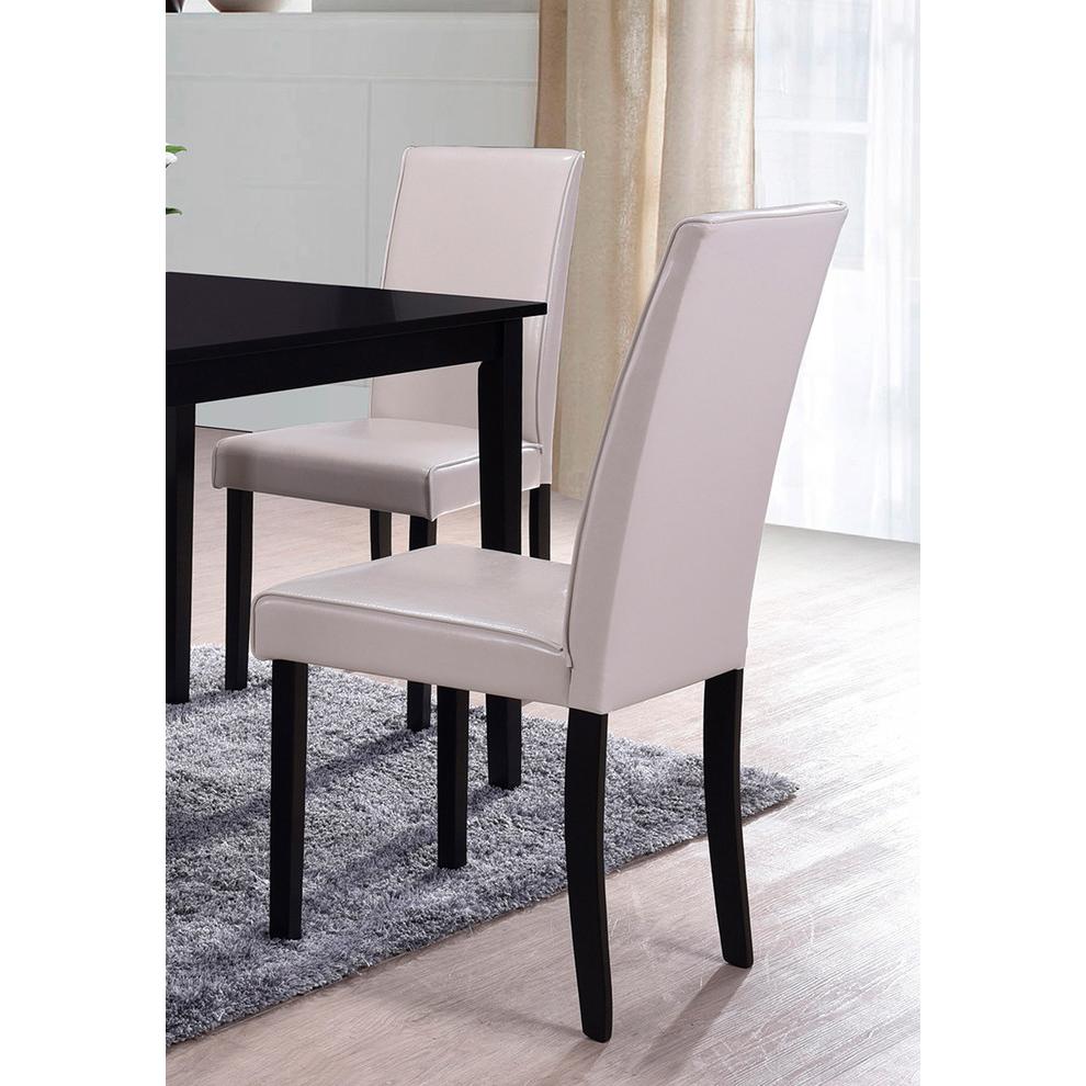 Ludi Contemporary Side Chairs Set of 2. Picture 3