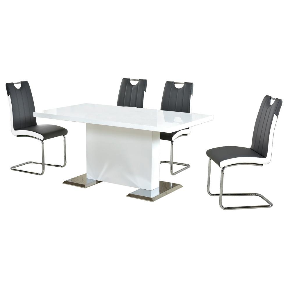 Bono 5-Piece Modern Dining Set. The main picture.