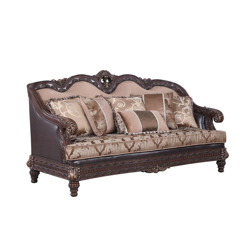 Marquess Traditional Hazelnut Sofa. Picture 1