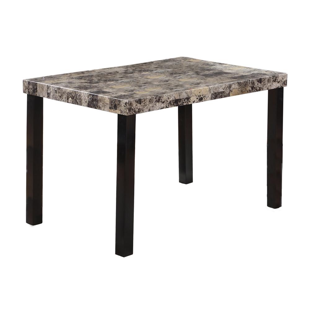 Best Master Melissa Faux Marble Top Dining Table. Picture 1
