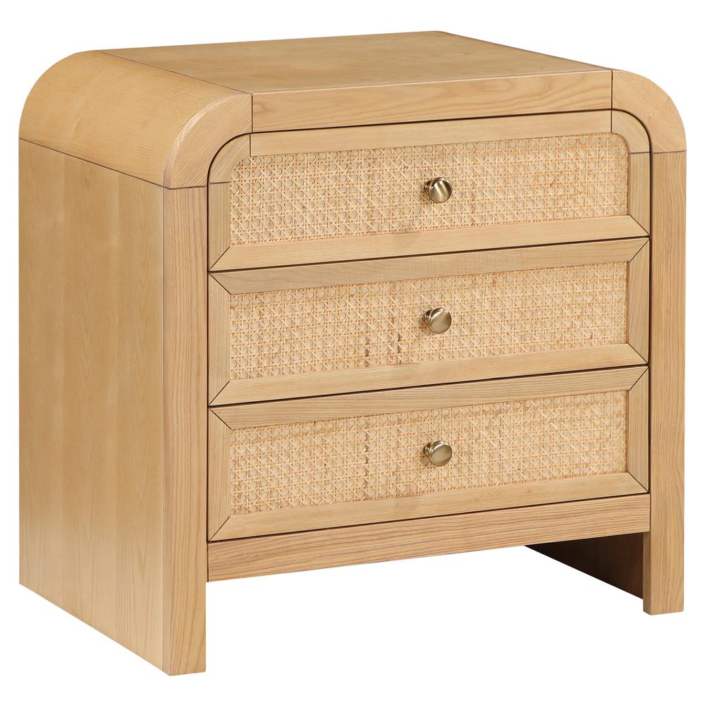 Baee Rattan Natural Nightstand. Picture 7