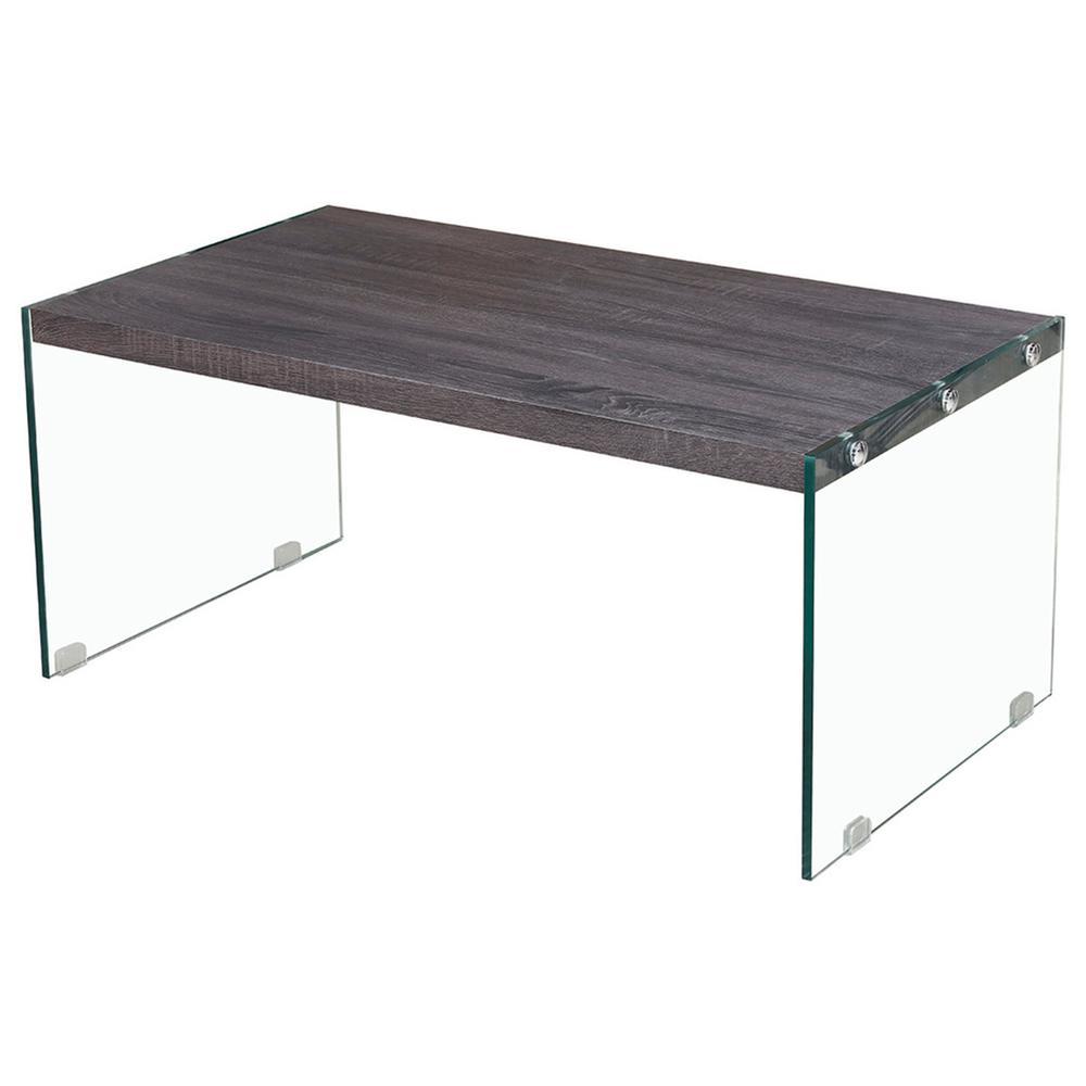 Barclay Grey Lacquer with Glass Coffee Table. Picture 1