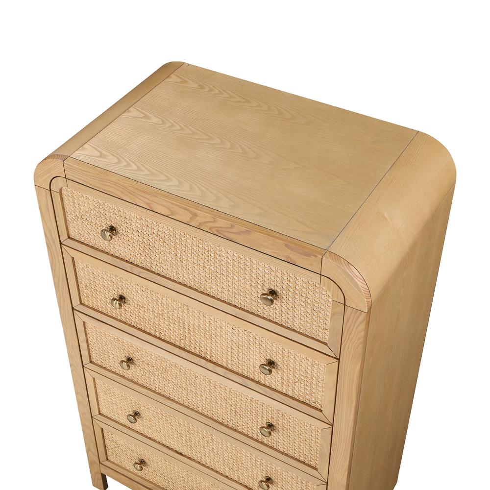 Baee Rattan Natural Chest. Picture 1