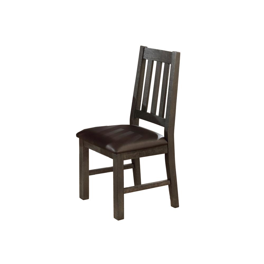 Wendy Dining Chairs, Dark Grey, Set of 2. The main picture.