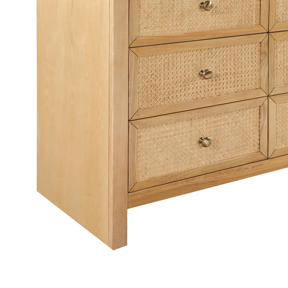 Baee Rattan Natural Dresser. Picture 2