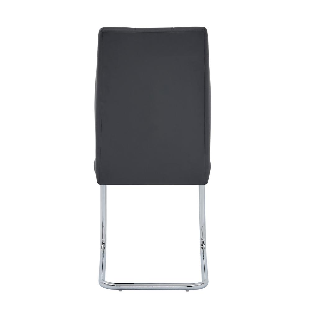 Gudmund 2-piece Modern Dining Chairs in Black. Picture 4
