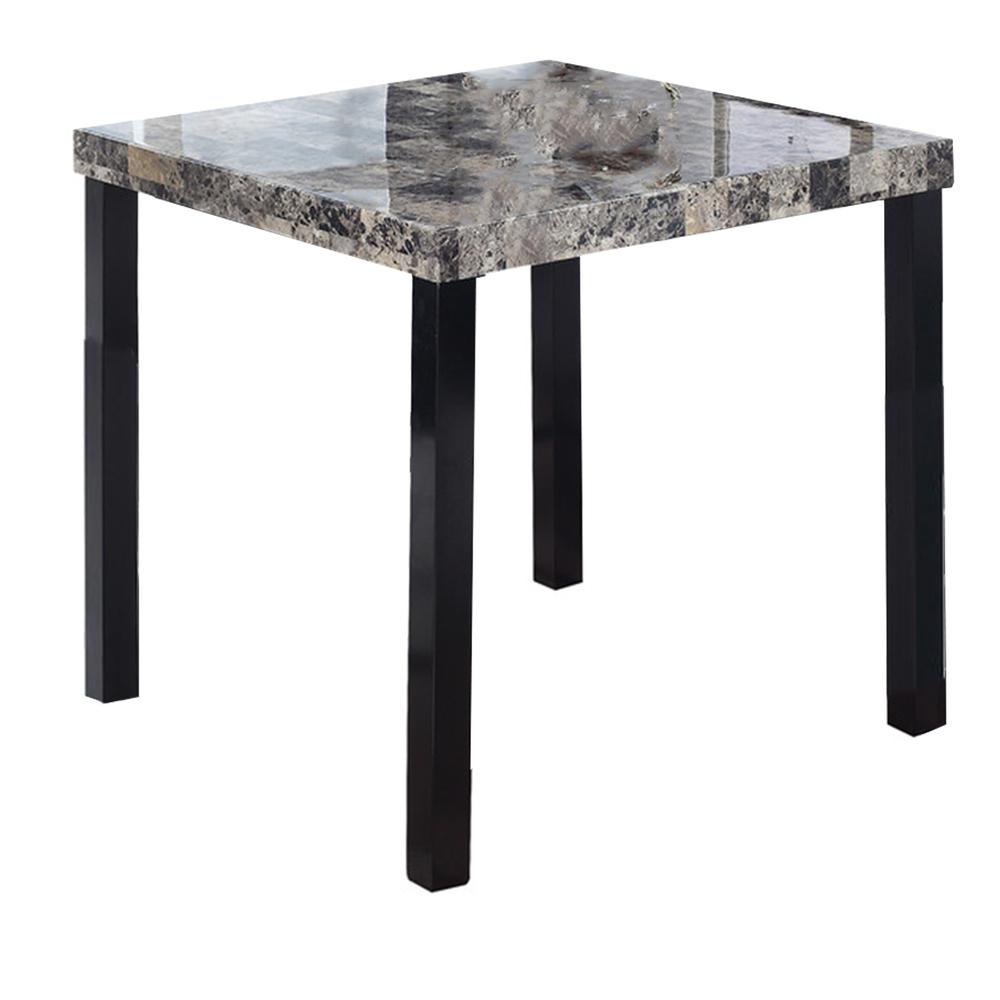 Best Master Melissa Square Faux Marble Top Counter Height Table. Picture 1