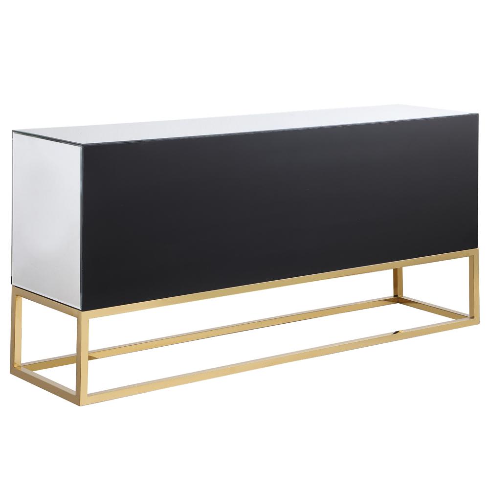 Tadala 64" Mirrored with Gold Leg Sideboard. Picture 5