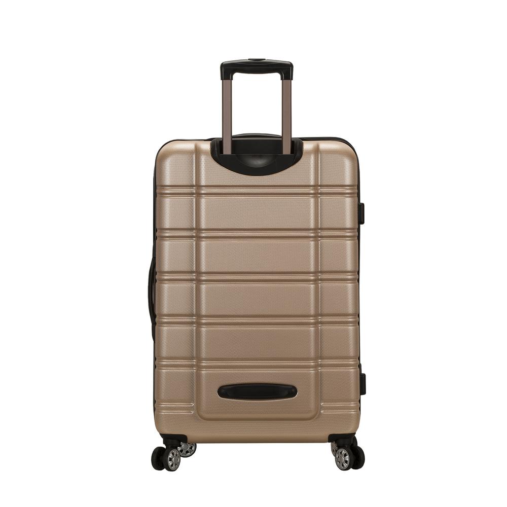 Melbourne 3 Pc Abs Luggage Set, Champagne. Picture 4