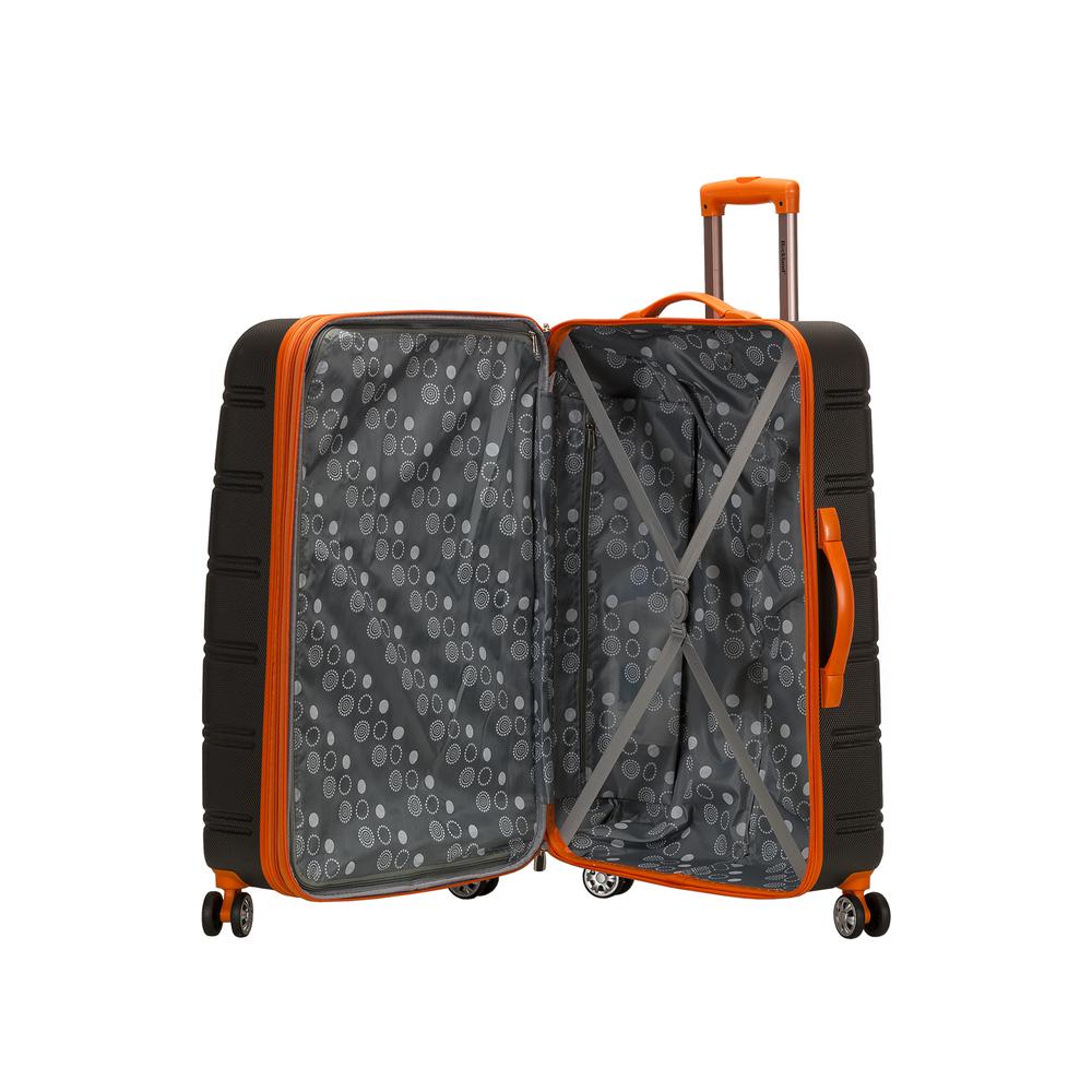 Melbourne 3 Pc Abs Luggage Set, Charcoal. Picture 5